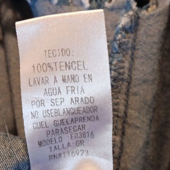 Easel Chambray Denim Dress - Picture 9 of 12